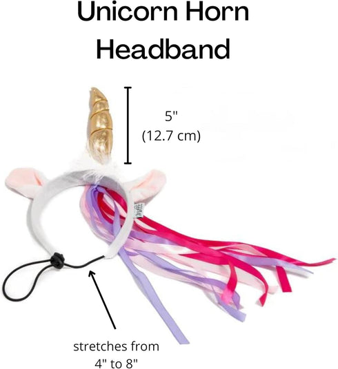 Midlee Dog Unicorn Horn Headband for Halloween Costume
