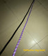Long Rope Dog Leash for Training 12FT 20FT 30FT 50FT, Reflective Threads Tie-Out Check Cord for All Dogs (Purple,
