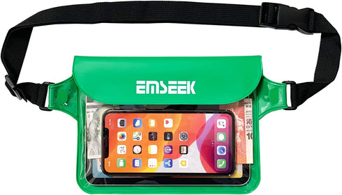 Waterproof Dry Belt Bag Fanny Pack Waist Pouch - Keep Your Key Fob, Wallet, Kindle, Phone Dry - Perfect for Swim Surf