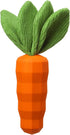 MewaJump Dog Squeaky Chew Toys for Aggressive Chewers, Rubber Carrot Dog Toys for Training, Interactive Tough Dog Toy