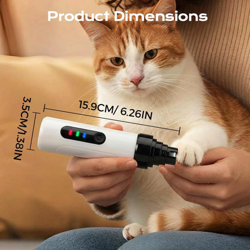 2026 Trimmers 2 Trimmer 2 Dog Nail Grinder, New Silent Pet Nail Grinder, Electric Dog Nail with Speed, Quiet Pet Nail