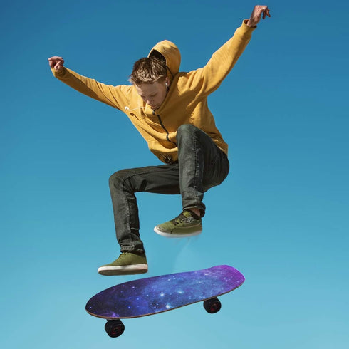 Skateboard Grip Tape, Longboards Griptape Universe Galaxy Nebula Space Sandpaper for Rollerboard