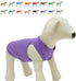 Dog Clothing Blank T-Shirt Tanks Top Vests for Small Medium Large Dogs, 100% Cotton Summer Vest (M, Purple)