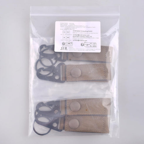 TRIWONDER Enlarged Mouth Clips, HK Hook Heavy Duty Snap Hooks Sling Clips for Paracord Outdoors Bag