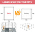 32 48" 32" 24" Panels Small Animal Playpen, x x Transparent Playpen with Waterproof Mat,Plastic Enclosure,Puppy Play