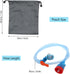 Lixada Water Bottle Drink Tube Hose | Hydration Bladder Reservoir Pack Replacement Hose Kit
