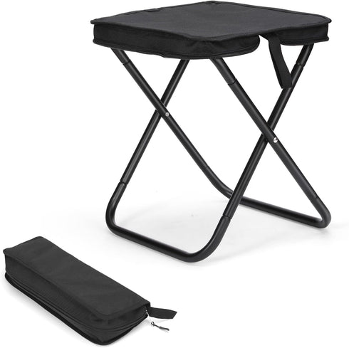 KOKSRY Camping Stool, Portable Folding Stool, Aluminum Ultralight Backpacking Stool Suitable for Outdoor