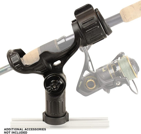YakAttack Omega Rod Holder with LockNLoad Track Mount (Track Sold Separately)