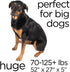Molly Mutt Huge Dog Bed Cover - Romeo & Juliet Print, 27”X52”X5”, 100% Cotton, Durable, Breathable, Sustainable,