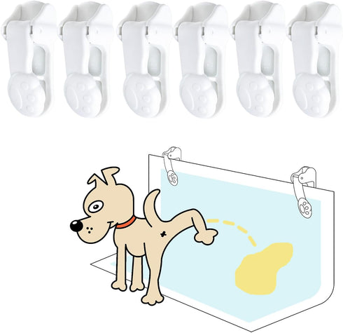 Kingwee Dog Pee Pad Holder with Walls (6 Pack) for Small & Large