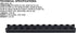 Monstrum Picatinny/Weaver Rail Mount for Marlin 336/1894/1895 Series Lever Action Rifles