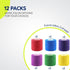 WePet Pet Wrap, Self-Adhesive Non-Woven Bandage, Emergency Cohesive Gauze, 2 Inch, 12 Rolls for Pets