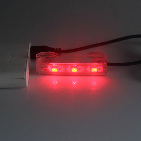 Flylin 4PCs 5V USB Aquarium Light, Small LED Lighting Lamp for Desktop Fish Tank Indoor Water Garden (Colorful)