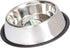 ICONIC PET 96 oz/12 Cup Stainless-Steel Non-Skid Pet Food/Water Bowl - Rust Free, Dishwasher Safe, Noise Free