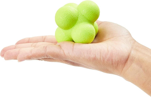 Juvale 2 Pack Rubber Hand Eye Coordination Training Balls for Reflex Speed & Agility Sports Equipment