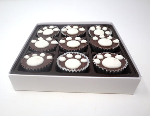 9 Gourmet Dog Bakery Hand-Decorated Peanut Butter & Yogurt Truffles | Homemade, Fresh, Human-Grade, All-Natural