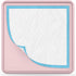 Pee Pad Tray Holder for Dogs - Large Pink Silicone Mat with No Spill Raised Lip, Extra Thick Non-Slip for Indoor Floor