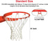 Heavy Outdoor Indoor Basketball Net Replacement 2 Pack, All Weather Anti Whip, Suitable for Standard 12 Loops Rims