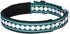 Blueberry Pet Reflective Jacquard Dog Collar, Neoprene Padding, Soft & Adjustable, Teal Blue