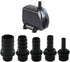 5IN1 Nozzles Kit for Fountain Pump, Aquarium, Fish Tank, Pond, Hydroponics Accessories