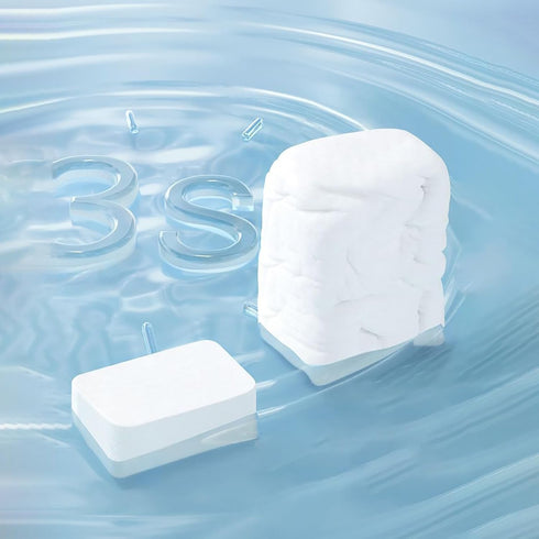 140 Pack 11x9.5 Inches WUWEOT Compressed Towels Tablets, Disposable Face Compressed Towels, Soft Wipe Face Washcloths