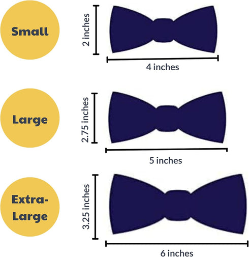 Huxley & Kent Bow Tie for Pets | Summer Icons (Small) | Velcro Bow Tie Collar Attachment for Dogs & Cats