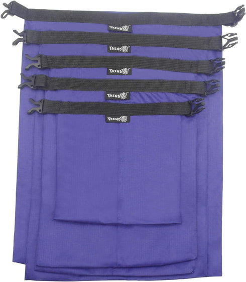 TRENDBOX Roll Top Waterproof Dry Bag Kit, Storage Compression Bag Sack for Camping Travel