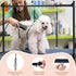 H-Shape Dog Grooming Arm with Clamp, 33" Height Adjustable and 38" - 50" Width for Small/Medium/Large Dogs