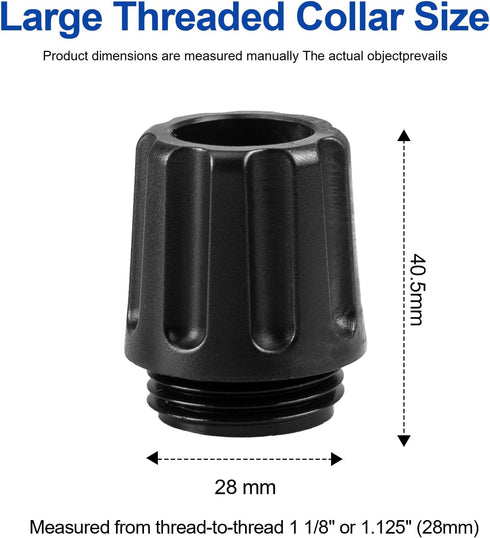 IFERLA 1 1/8 (28mm) Boat Navigation Light Base Compatible with Yolotek Perko Powerstick Large Threaded Collar - Nav