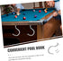 VANZACK 2 Sets Wear Resistant Multi Function Billiard Cue Hook Snooker Table Hook for Convenient Cue and Rack Storage