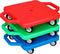 Jerify 3 Pieces Sports Scooter Board Bulk with Handles Gym Floor Scooter