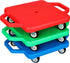 Jerify 3 Pieces Sports Scooter Board Bulk with Handles Gym Floor Scooter