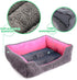 Barelove Square Large Dog Bed Mattress, Washable Pads, Room Waterproof Bottom (Hot Pink)