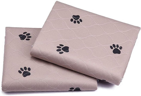 Washable Dog Pee Pads with Puppy Grooming Gloves, Reusable Pet Training Pads, Waterproof for Dog Bed Mat