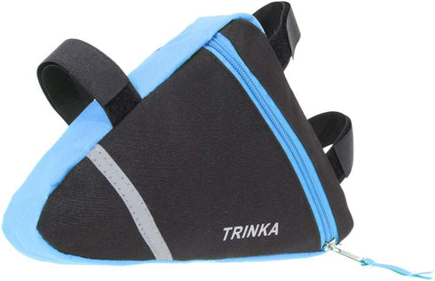 MOOCY Bike Frame Bag, Storage Pouch for MTB Road Bike Cycling Accessories (Blue)