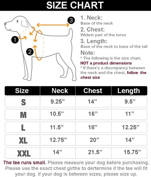 Cute Dog T Shirt for Medium Dogs, Breathable Soft Dog Clothes for Small Dogs, Pet Pullover Jumper (Aqua)