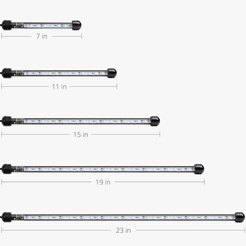 NICREW Submersible RGB Aquarium Light, Multicolor LED Light with Timer and Remote Controller, 11 Inches