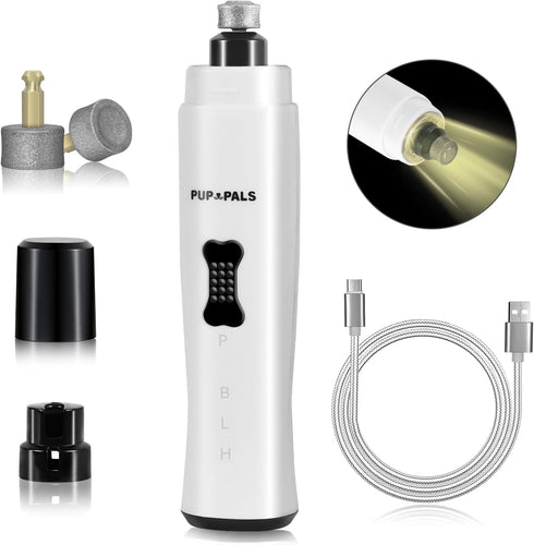 Upgrade Dog Nail Grinder with 5 LED Shadow Free Light, Dog Nail
