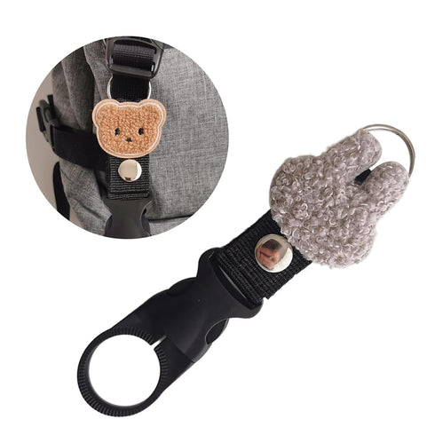 ZHENZQ Water Bottle Buckle Clip Carabiner Embroidery Bottle Holder Belt Water Bottle Hook for Travel Hiking Water
