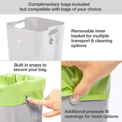 10+lbs. PetFusion Replacement Waste Bags Cat Litter Disposal & Outdoor Waste Disposal. Easily Holds Durable Leakproof