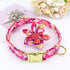 Beirui Cute Girl Dog Collars for Small Medium Large Dogs, Floral Patterns Female Pet Collars with Flower for Wedding