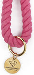 Pink Handmade Rope Leashes for Dogs Rope Dog Leash Rope Cute Dog Leash Braided Dog Leash Cotton Rope Leash for Medium Dogs Large Dogs 5FT Organic Cotton