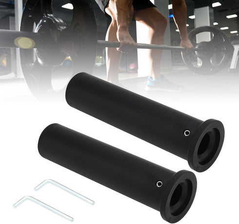 Olympic Adapter Sleeve(2 PCS) - Converts 1" Standard Weight Plate Posts to 2"Standard Weight Exercise Equipment Self-Locking Weight Belt for Workout