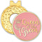 Queen of The Green Pink Gold Golf Ball Marker with Hat Clip, Funny Golf Accessories for Women, Christmas, Mother's Day,
