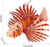 HEEPDD Artificial Glowing Fish - Luminous Fake Lion Fish Aquarium Ornament (Red)