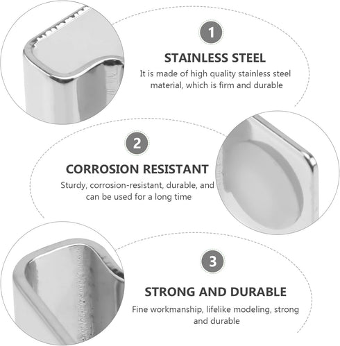 Aquarium Accessories 4Pcs Fish Tank Glass Lids, Stainless Steel Clip Support Holder, Universal Lid Clips for 5mm Glass