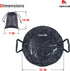 2-in-1 Swimming, Abahub Waterproof Wetsuit Changing Mat & Dry Bag - Sand-Free Beach Change Mat for Surfing, Diving