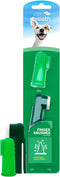 TropiClean Fresh Breath Finger Toothbrushes for Dogs & Puppies - Gentle Soft Toothbrush Alternative