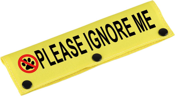 Funny Dog Leash Sleeve Pet Birthday Gift Please Ignore Me Dog Leash Wrap Sleeve (Please Ignore Me-YE Sleeve)