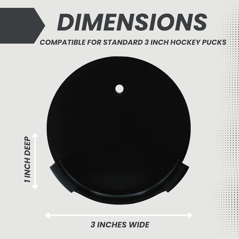 Hockey Puck Display Case Wall Mount, Player Gifts, Ice Hockey Wall Decor, Holder for All Pucks